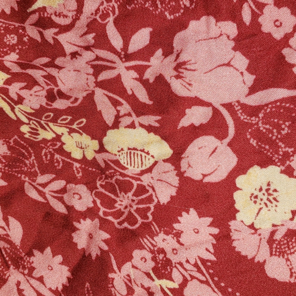 Free People Celia Dress XS Red Floral Print Nwt - Picture 3 of 4